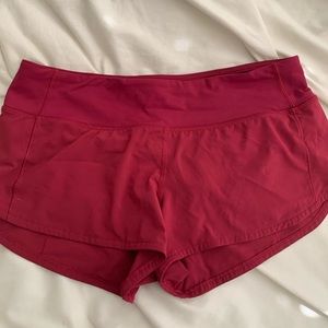 Lululemon Speed Up shorts